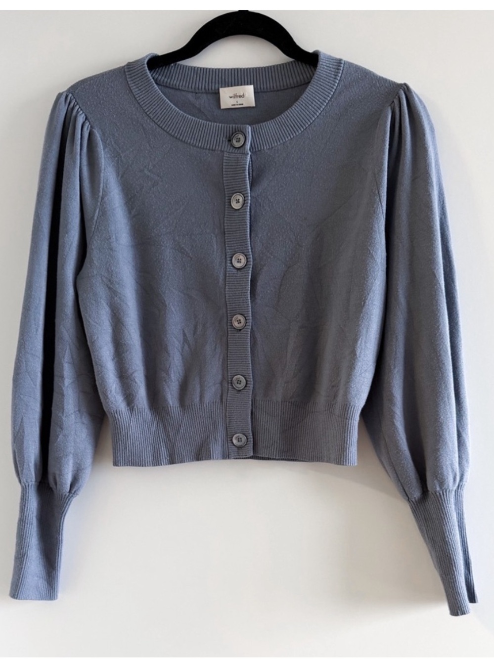 Wilfred Alessia Cardigan in Dusty Blue